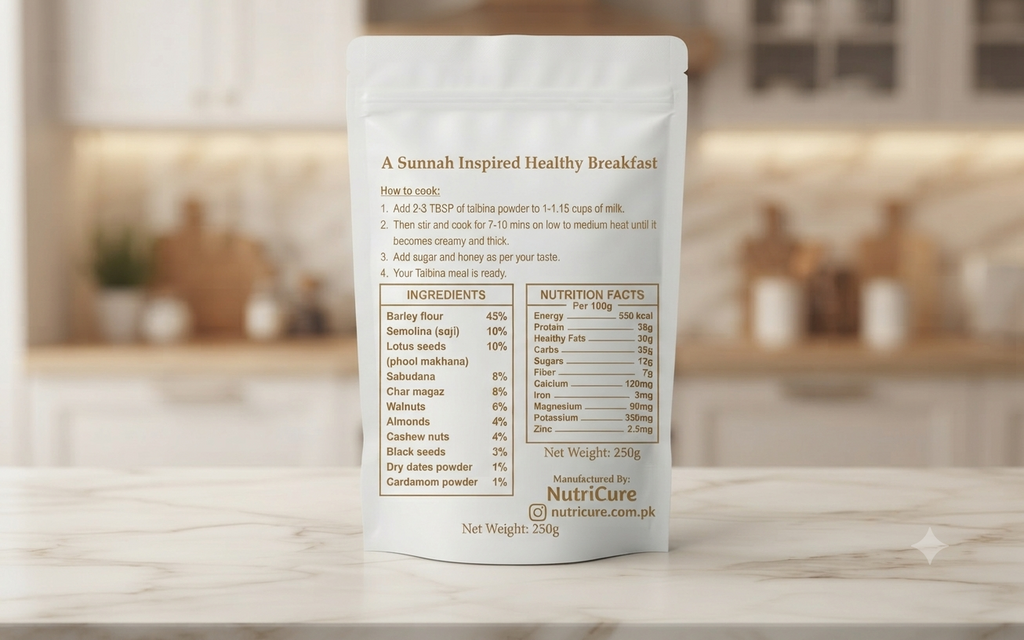 Nutri Cure Premium Talbina - Vitality & Wellness Blend