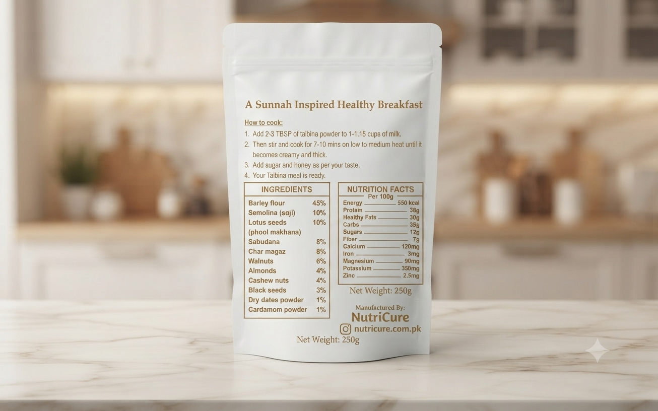 Nutri Cure Premium Talbina - Vitality & Wellness Blend