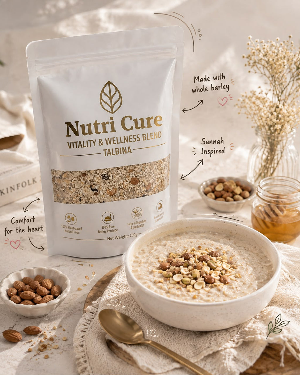 Nutri Cure Premium Talbina - Vitality & Wellness Blend